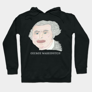 George Washington Hand Drawn Funny Tshirt Hoodie